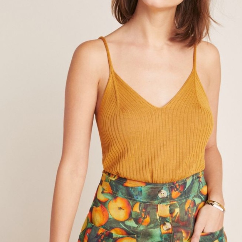 Anthropologie Ribbed Knit Tank